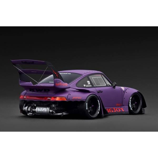 6月予約】イグニッションモデル 1/18 ポルシェ RWB 993 マットパープル