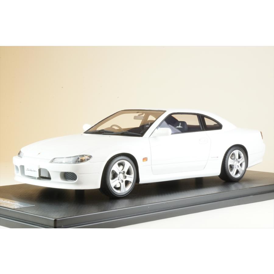 ワンモデル 1/18 ニッサン シルビア S15 アスペンホワイト 完成品