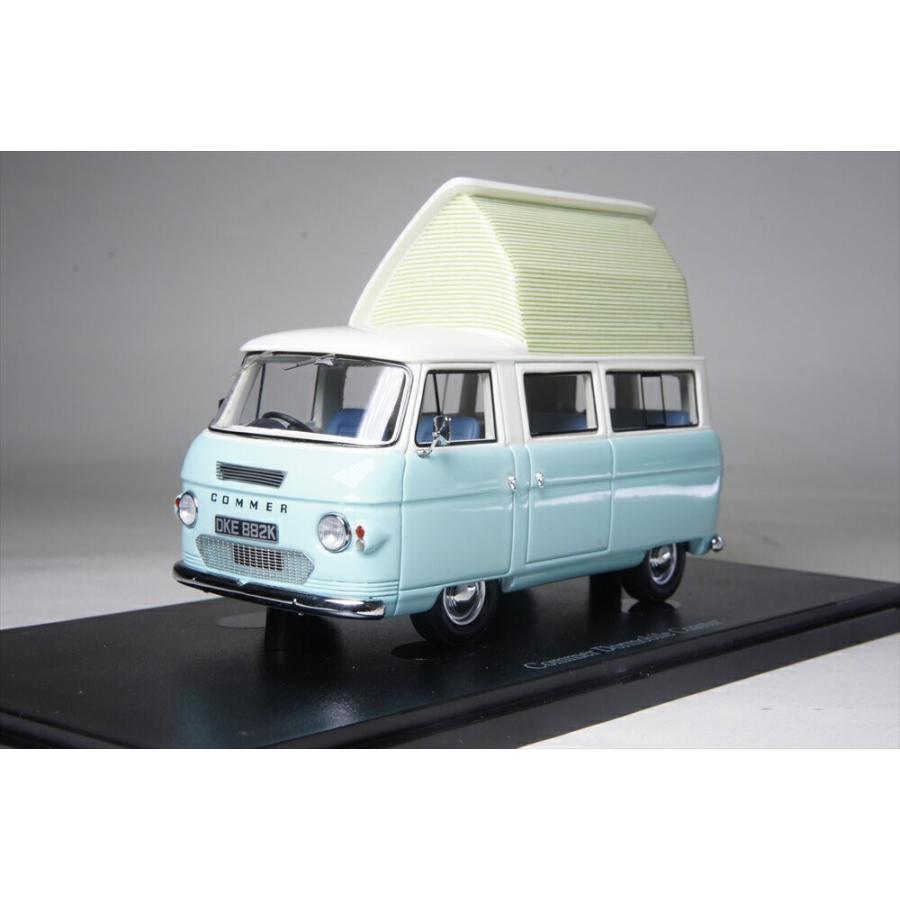 オートカルト 1/43 Commer Dormobile Coaster ライトブルー/ホワイト 1972 完成品ミニカー 9002
