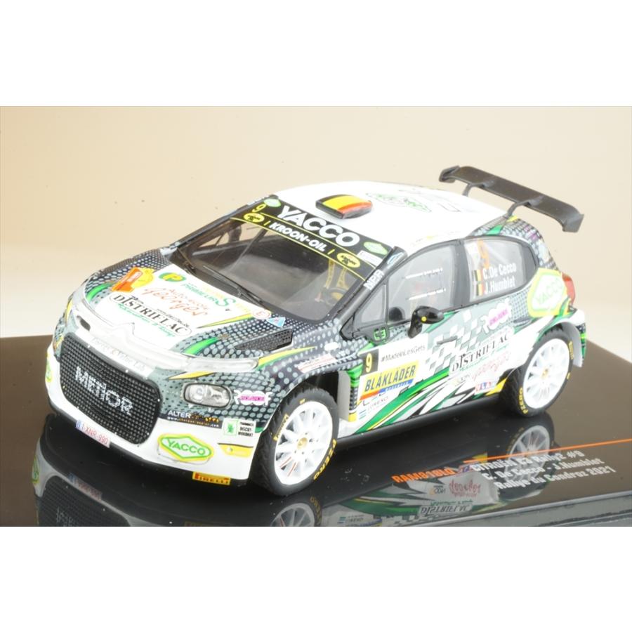 イクソ 1/43 シトロエン C3 ラリー2 No.9 2021 コンドロスラリー WRC2