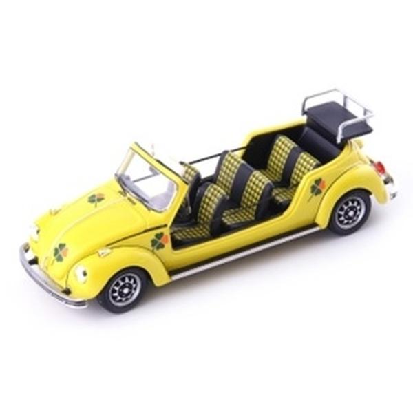 オートカルト - 1/43 フォルクスワーゲン マキシビートル 1973 黄色 為し終える品ミニカー 06051 ゲーム、おもちゃ-模型、プラモデル
