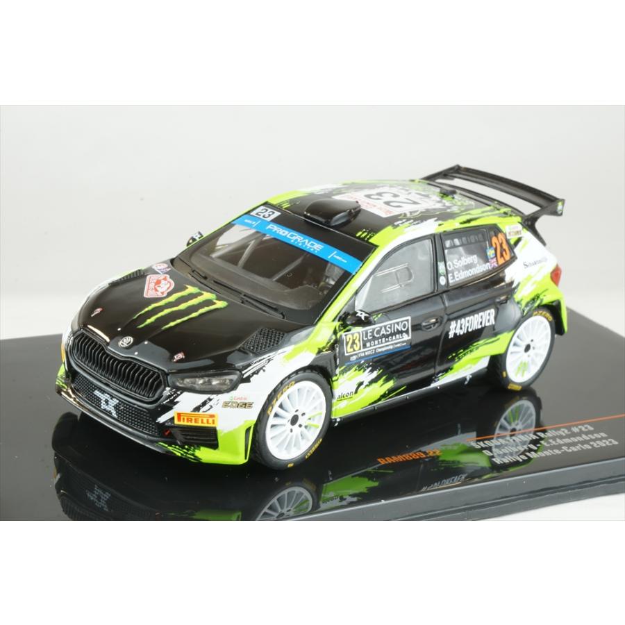 イクソ 1/43 シュコダ ファビア ラリー2 No.23 2023 WRC ラリー