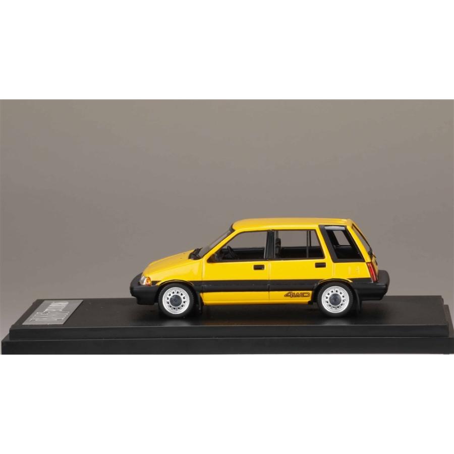 MARK43 1/43 ホンダ シビック シャトル 4WD J AR 1984 イエロー 完成品