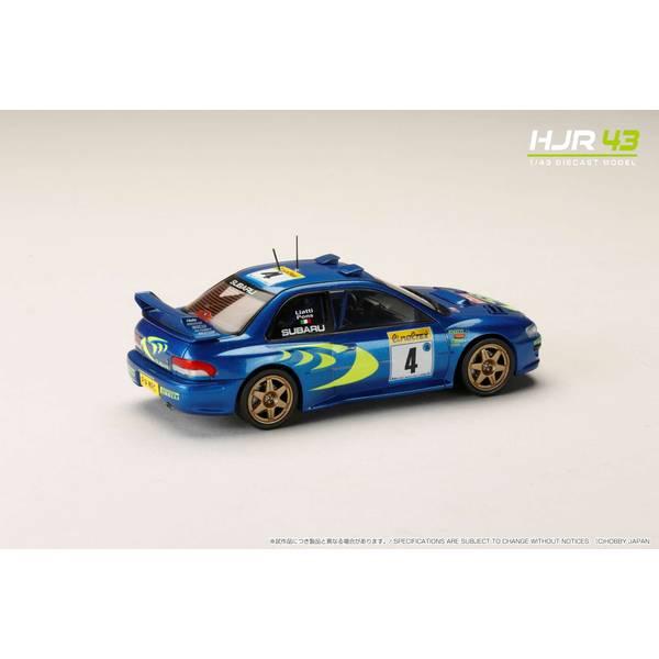 ホビージャパン 1/43 スバル インプレッサ No.4 1998 WRC ラリー