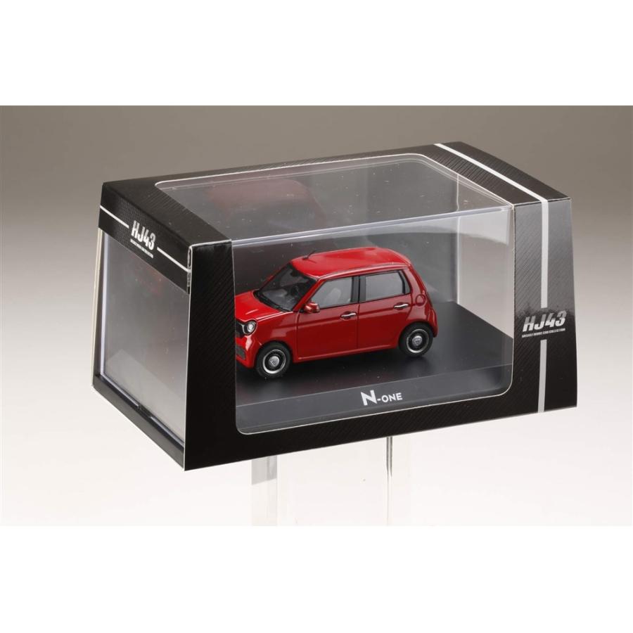 ホビージャパン 1/43 ホンダ N-ONE 2020 レッド 完成品ミニカー