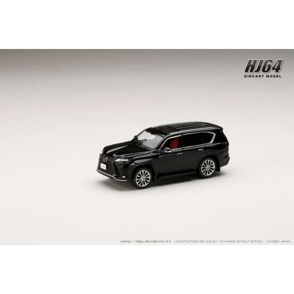 ホビージャパン 1/64 レクサス LX600 F Sport ブラック 完成品ミニカー