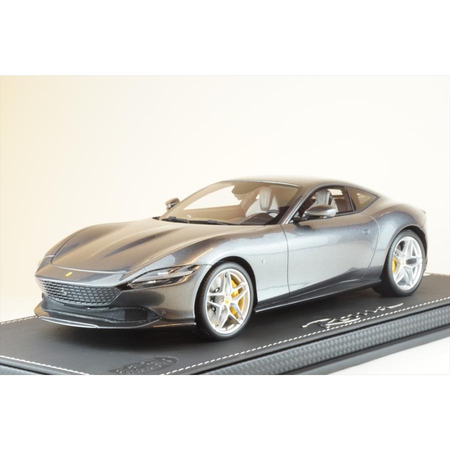BBR 1/18 フェラーリ Roma チタニウムグレー ケース付属 完成品ミニカー P18185A