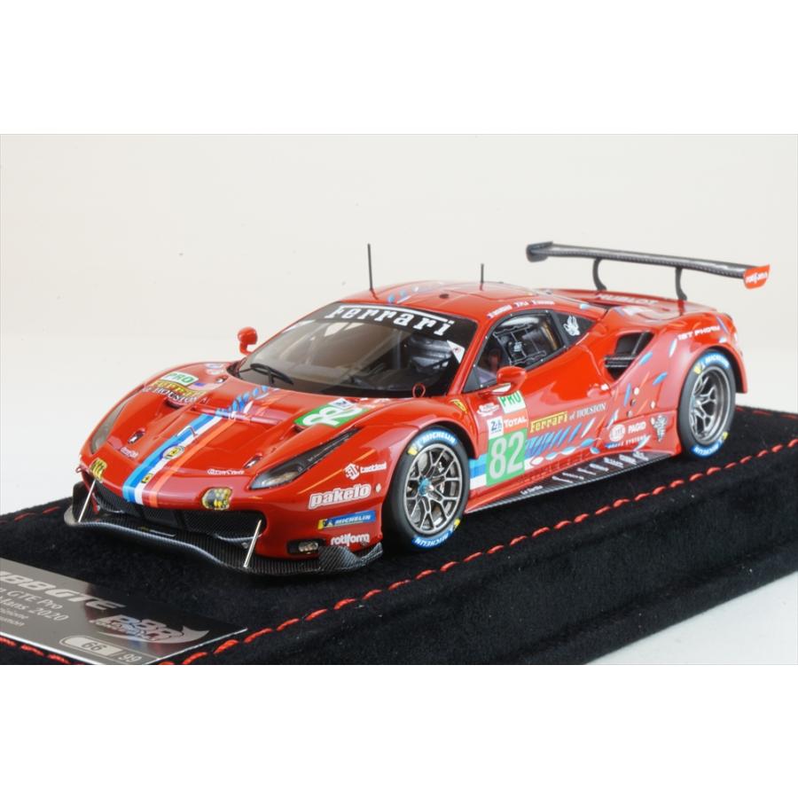 BBR 1/43 フェラーリ 488 No.82 RISI 2020 LM GTE PROクラス ル・マン