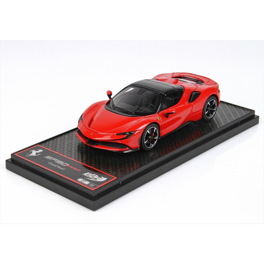 BBR 1/43 フェラーリ SF90 スパイダー クローズドルーフ ロッソコルサ