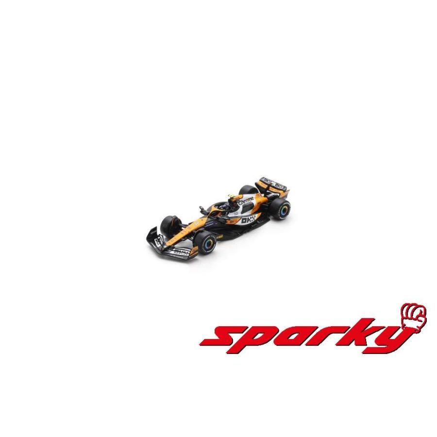 スパーキー 1/64 マクラーレン MCL38 No.4 2024 F1 シンガポールGP