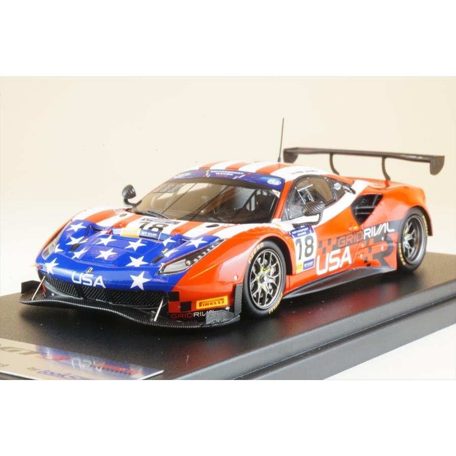 ルックスマート 1/43 フェラーリ 488 GT3 No.18 チームアメリカ 2019