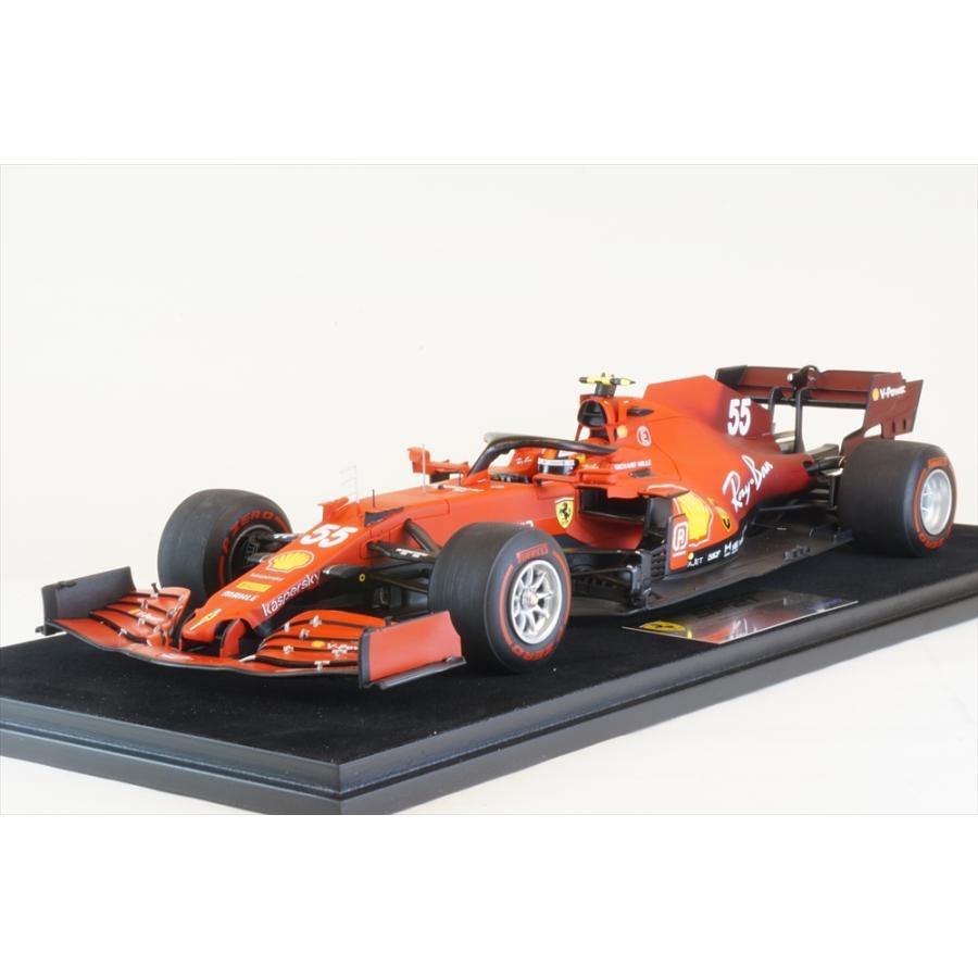 ルックスマート 1/18 スクーデリア フェラーリ SF21 No.55 2021 F1 バーレーンGP C.サインツJr. 完成品ミニカー LS18F1036
