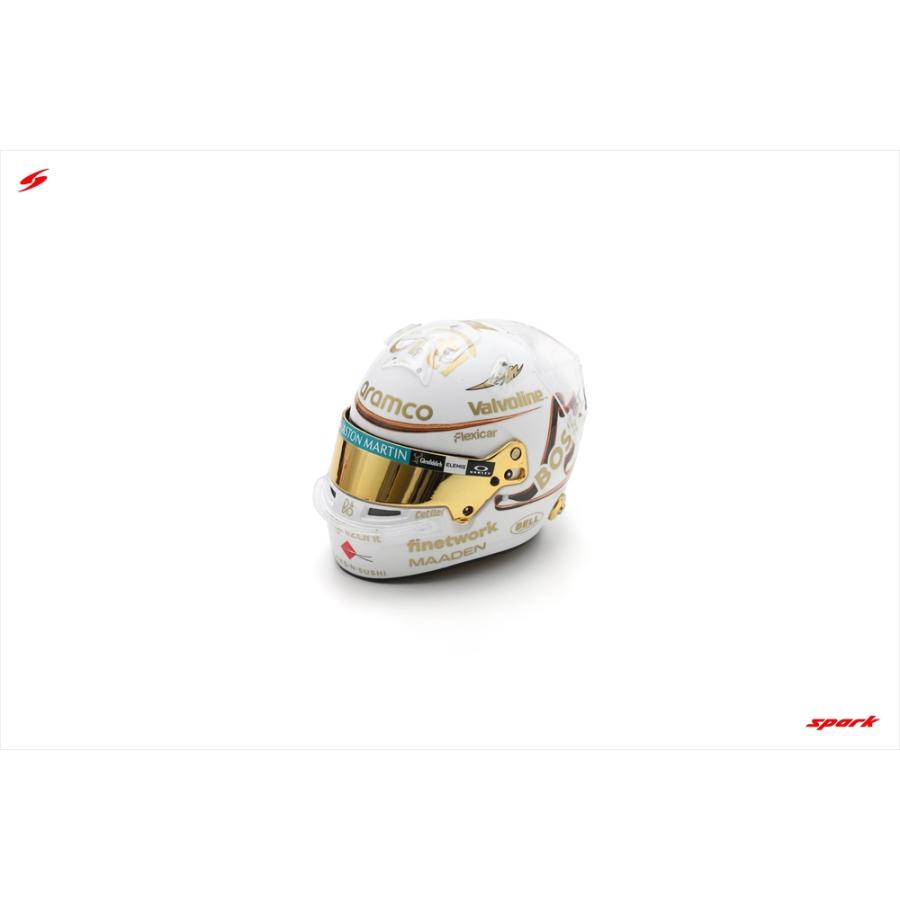 【新品】2025 中国GP限定 アロンソAlonsoヘルメットミニチュア1:5 スパーク 1/5 ドライバーズ・ヘルメット アストンマーティン 2025 F1