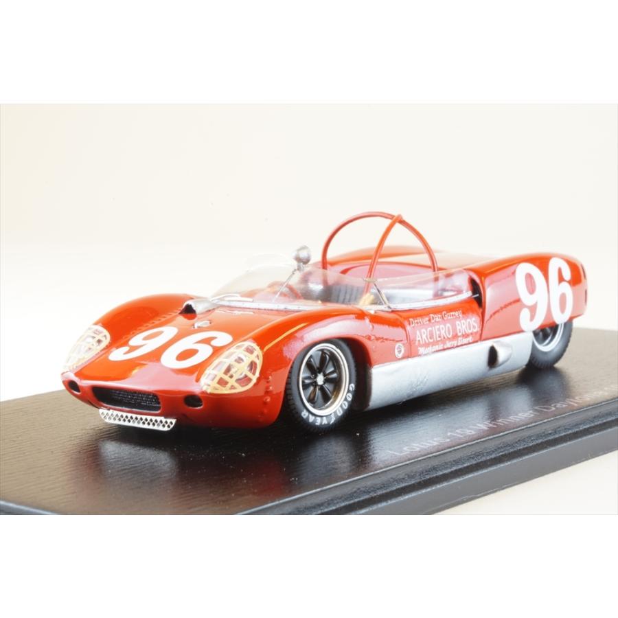 スパーク 1/43 ロータス 19 No.96 1962 デイトナ ウイナー D.ガーニー 完成品ミニカー 43DA62