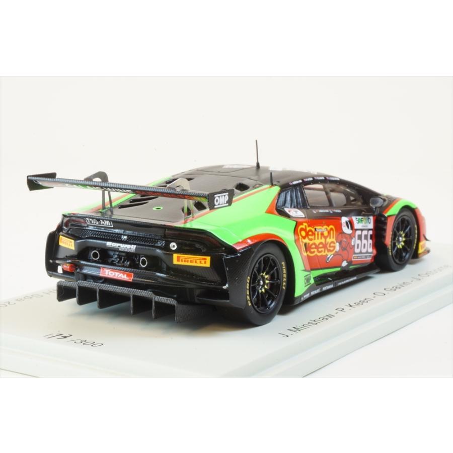 スパーク 1/43 ランボルギーニ ウラカン GT3 No.666 2016 スパ24時間 J.Minshaw/P.Keen/O.Gavin/J.Osborne 完成品ミニカー SB294の画像