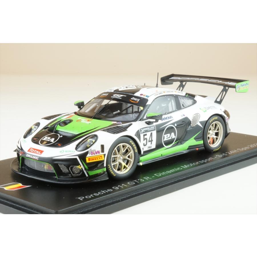 スパーク 1/43 ポルシェ 911 GT3 R No.54 Dinamic Motorsport 2020 3位 スパ24時間 S.ミュラー/and more 完成品ミニカー SB372