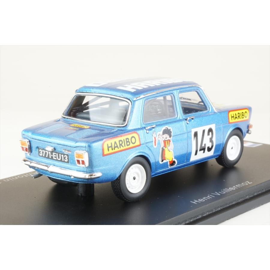 Modèle Réduit 1:43 Spark Simca Rally 2 #28 Rallye St.Antonin 1975 H.Vuillermoz