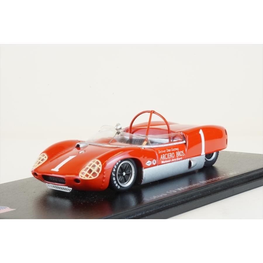 スパーク 1/43 ロータス 19 No.1 1961 ナッソー トロフィーレース ウイナー D.ガーニー 完成品ミニカー US053