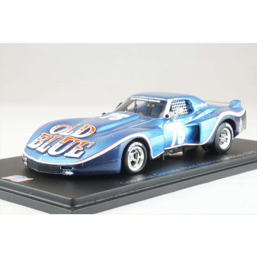 スパーク 1/43 コルベット グリーンウッド No.75 1975 ロード