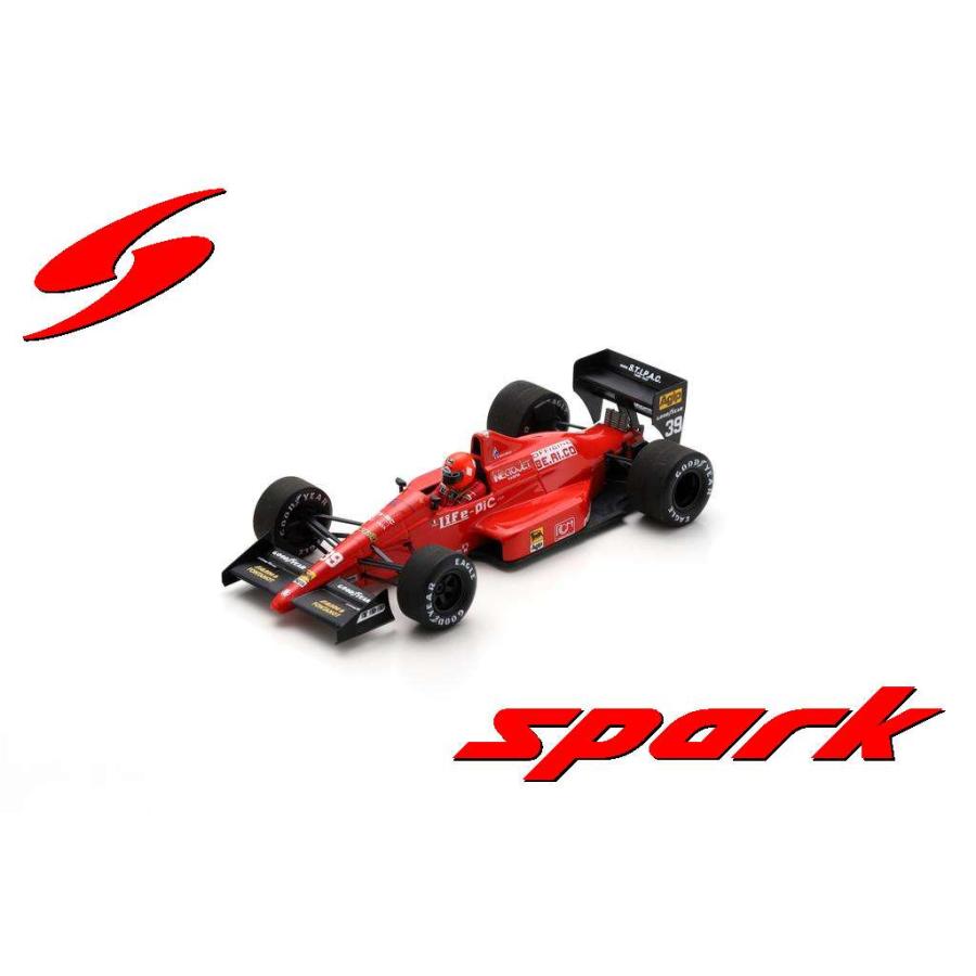 CP model 1/43 LIFE L190 #39 B.ジャコメリ Amazon | 1/43 W12気筒 spark Life L190#39 Giacomelli 1990 F1