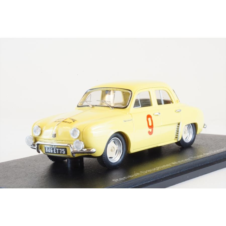 スパーク 1/43 ルノー ドーフィン No.9 1956 ツール・ド・コルス ウイナー ミス・G.ティリオン/N.フェリエ 完成品ミニカー S5208