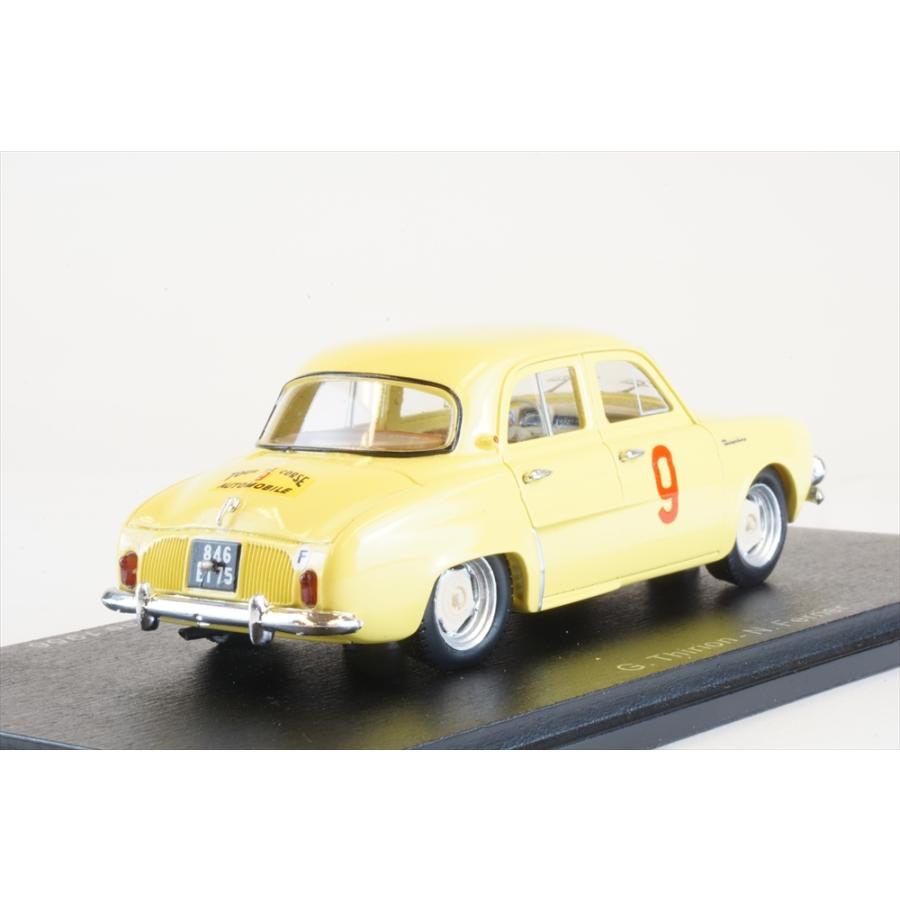 スパーク 1/43 ルノー ドーフィン No.9 1956 ツール・ド・コルス ウイナー ミス・G.ティリオン/N.フェリエ 完成品ミニカー S5208の画像