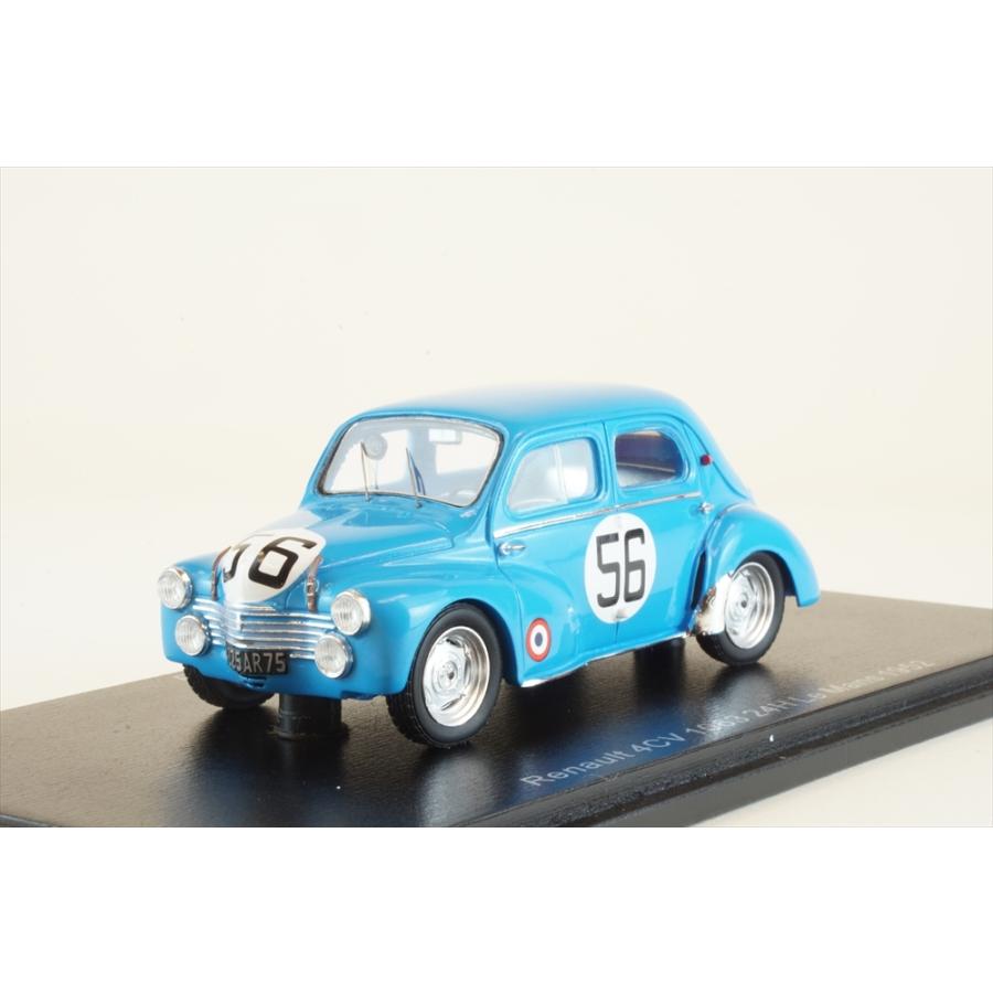 スパーク 1/43 ルノー 4CV 1063 No.56 1952 ル・マン24時間 J.-E.ヴェーネット/J.パイヤール 完成品ミニカー S5223