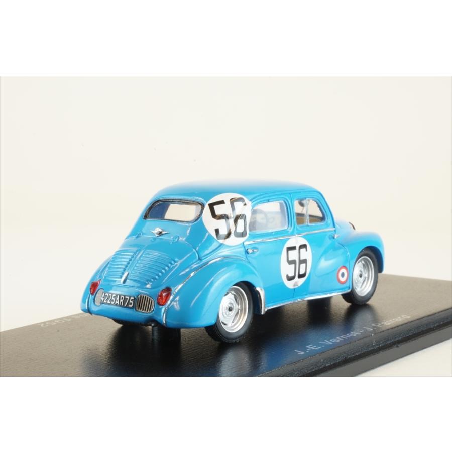スパーク 1/43 ルノー 4CV 1063 No.56 1952 ル・マン24時間 J.-E.ヴェーネット/J.パイヤール 完成品ミニカー S5223の画像
