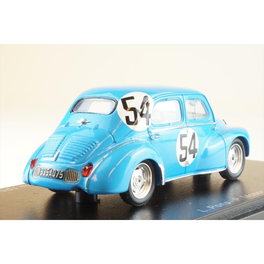 スパーク 1/43 ルノー 4CV 1063 No.54 1952 ル・マン24時間 L.ポンズ/P.モーザー 完成品ミニカー S5224の画像