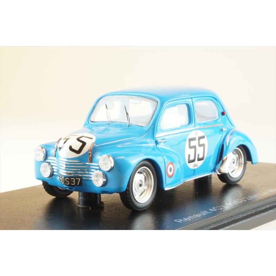 スパーク 1/43 ルノー 4CV 1063 No.55 1952 ル・マン24時間 J.Lecat/H.センフトレーベン 完成品ミニカー S5226