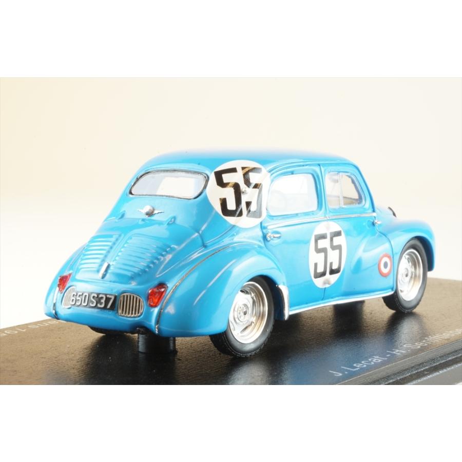 スパーク 1/43 ルノー 4CV 1063 No.55 1952 ル・マン24時間 J.Lecat/H.センフトレーベン 完成品ミニカー S5226の画像