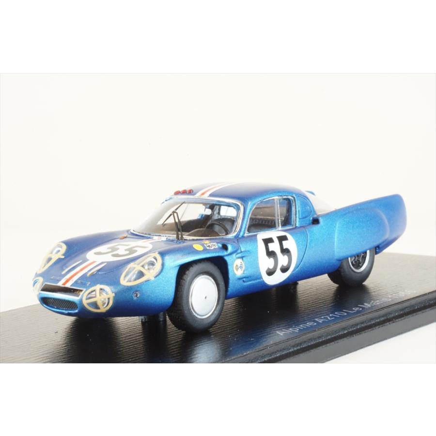 スパーク 1/43 アルピーヌ A210 No.55 1966 ル・マン24時間 A.デ・コルタンツ/J-P.Hanrioud 完成品ミニカー S5477