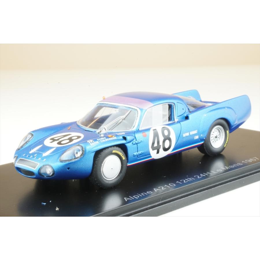 スパーク 1/43 アルピーヌ A210 No.48 1967 ル・マン24時間 R.de ラゲネステ/J.チェイニッセ 完成品ミニカー S5689