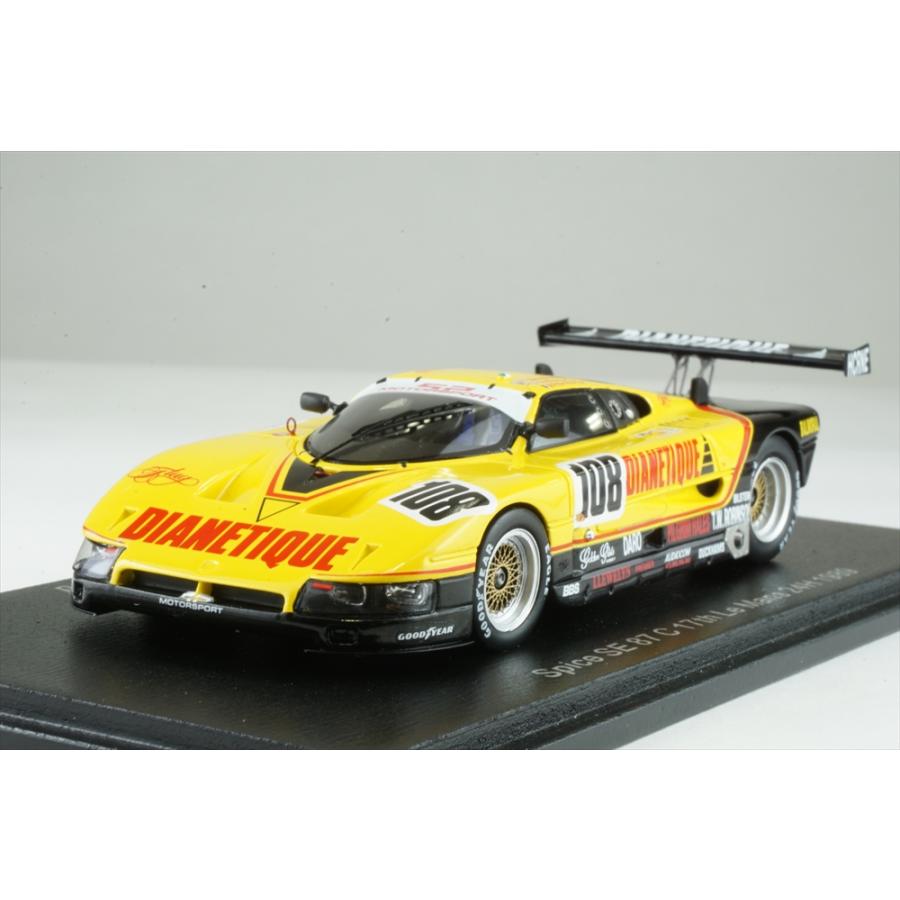 スパーク 1/43 スパイス SE87C No.108 1989 ル・マン24時間 17位 P.de