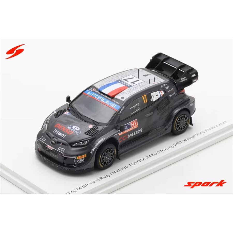 スパーク 1/43 トヨタ GRヤリス ラリー1 HYBRID No.17 2024 WRC ラリー