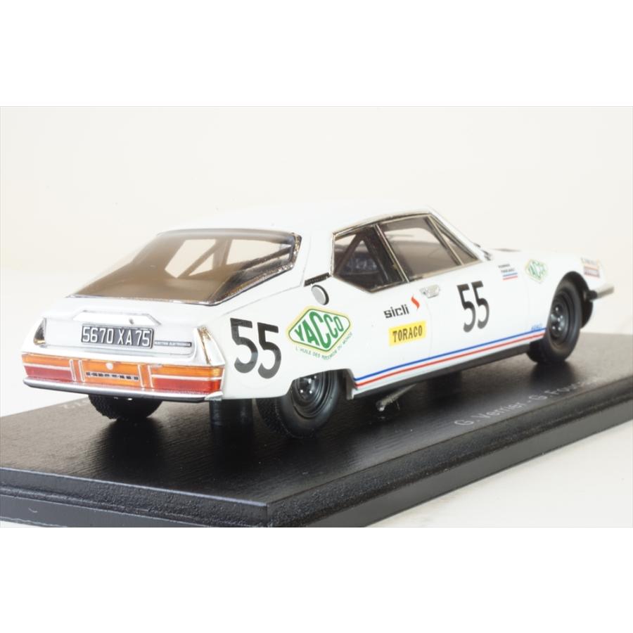 スパーク 1/43 シトロエン SM No.55 1972 ル・マン24時間 プラクティス走行 G.ヴェリエ/G.フーコー 完成品ミニカー S7999の画像