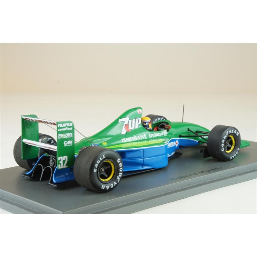 スパーク 1/43 Jordan 191 No.32 1991 F1 イタリアGP R.Moreno 完成品ミニカー S8080｜posthobbyminicarshop｜02