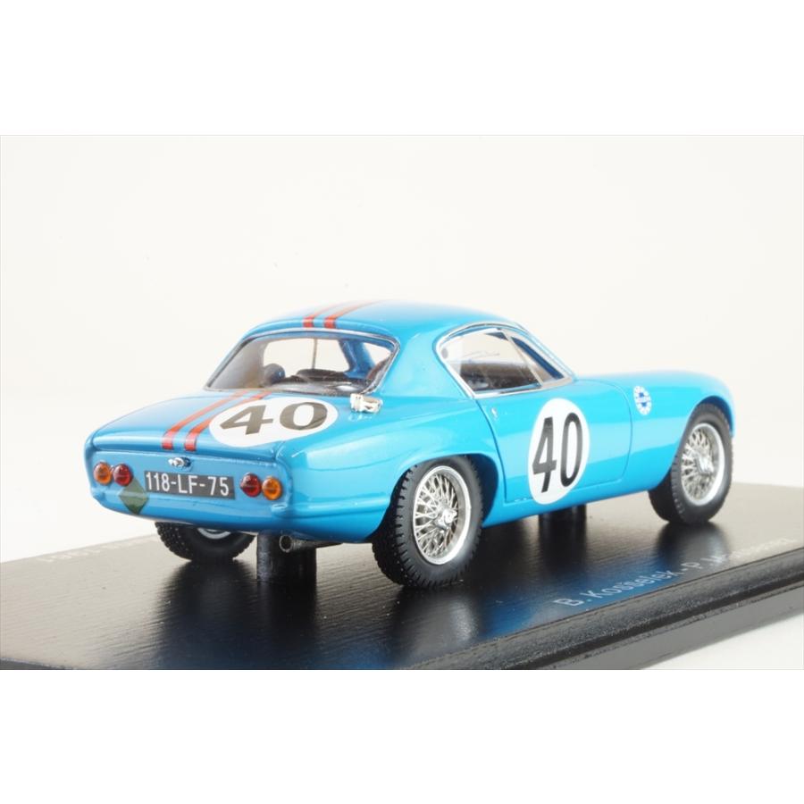スパーク 1/43 ロータス エリート Mk14 No.40 1961 ル・マン24時間 B.Kosselek/P.マスネ 完成品ミニカー S8207の画像