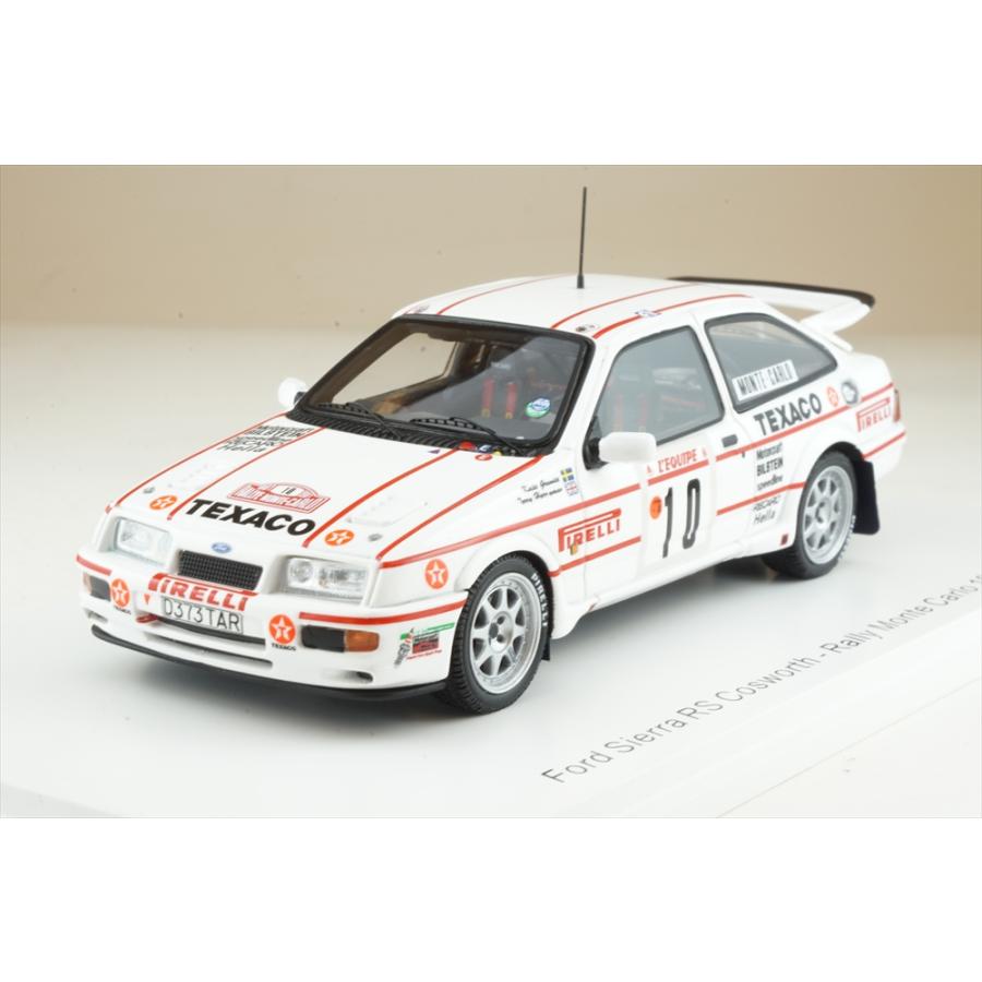 スパーク 1/43 フォード シエラ RS コスワース No.10 1987 WRC ラリー・モンテカルロ K.グルンデル/T.ハーリーマン 完成品ミニカー S8700｜posthobbyminicarshop