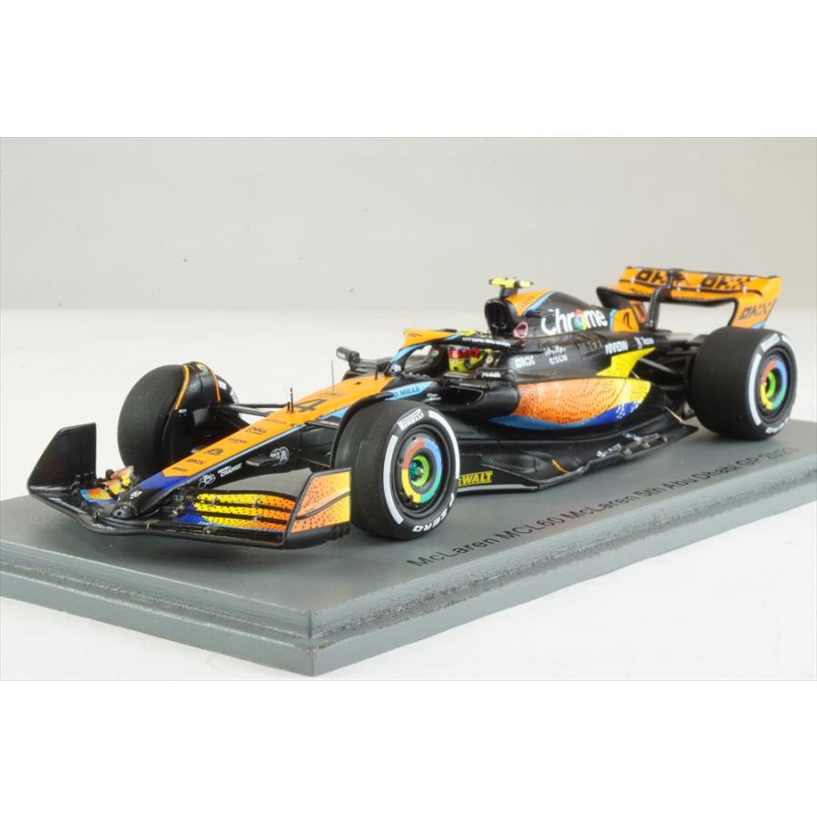 スパーク 1/43 マクラーレン MCL60 No.4 2023 F1 アブダビGP 5位 L
