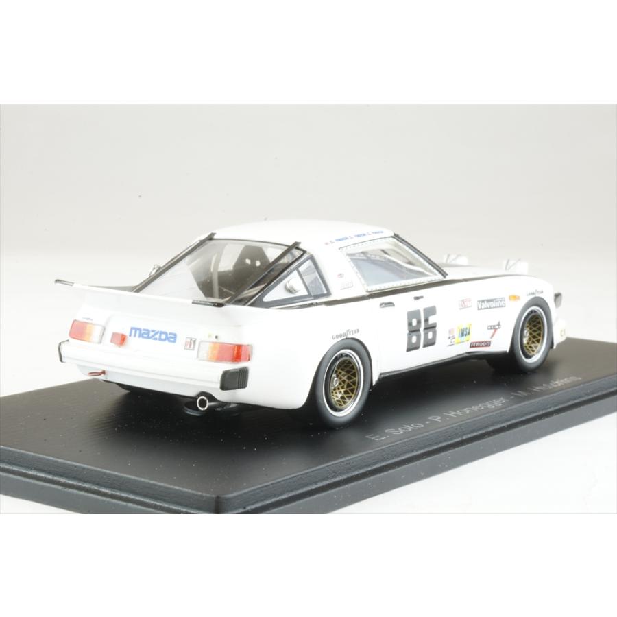 ミニカー 1/43 RX-7 スパーク 1/43 マツダ RX-7 No.86 1980 ル・マン24時間 E.Soto/P