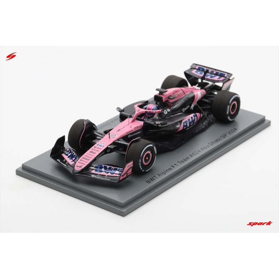 スパーク 1/43 アルピーヌ A524 No.61 2024 F1 アブダビGP J