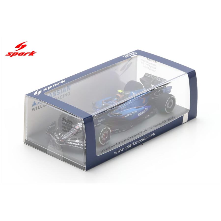 スパーク 1/43 ウィリアムズ FW47 No.55 2025 F1 カタールGP 3位 C