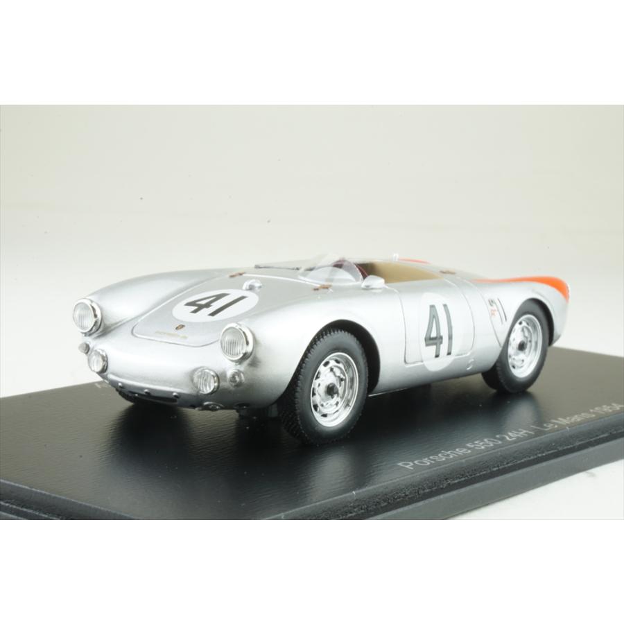 Spark-model Borgward Hansa 1500s N 41 24h Le Mans 1953 Jacques Poch Edmond Mouche 1 43 Silver