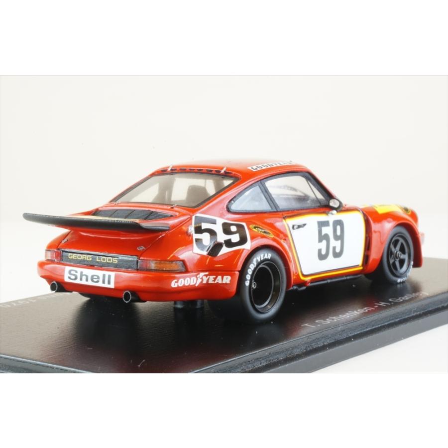 スパーク 1/43 ポルシェ 911 カレラ RSR No.59 1975 ル・マン24時間 T.Schenken/H.ガンリー 完成品ミニカー S9974の画像