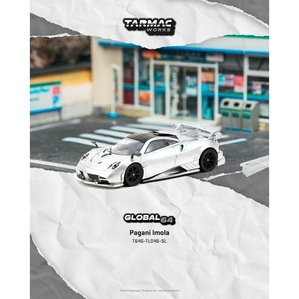 6月予約】ターマックワークス 1/64 パガーニ イモラ マットシルバー