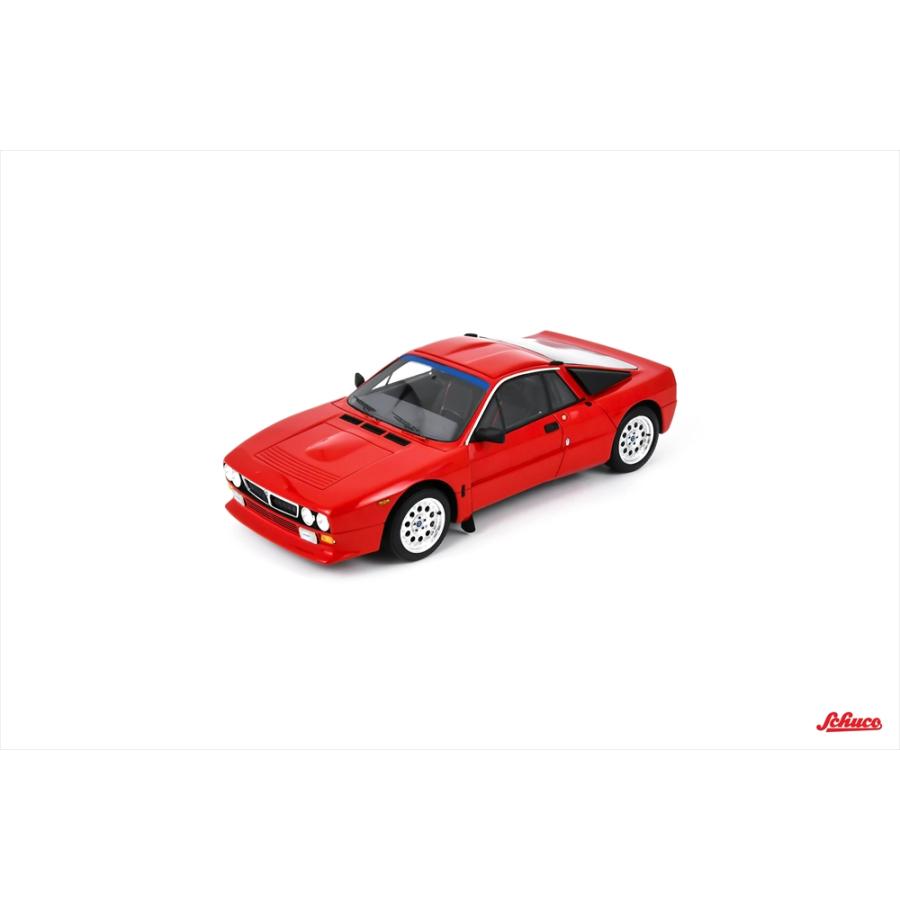 シュコー（Schuco） 1/18 ランチア 037 ストリート 1982 レッド 完成品