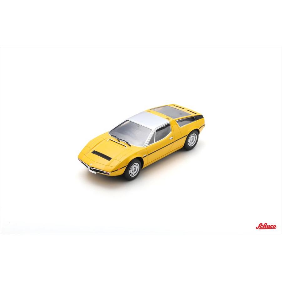 シュコー 1/18 マセラティ ボーラ 1971 イエロー 完成品ミニカー
