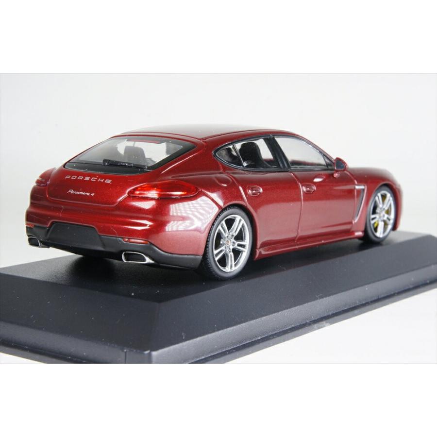 ディーラー特注 1/43 ポルシェ パナメーラ 4 G1 2 2013 レッド 完成品ミニカー WAP0201250E｜posthobbyminicarshop｜02