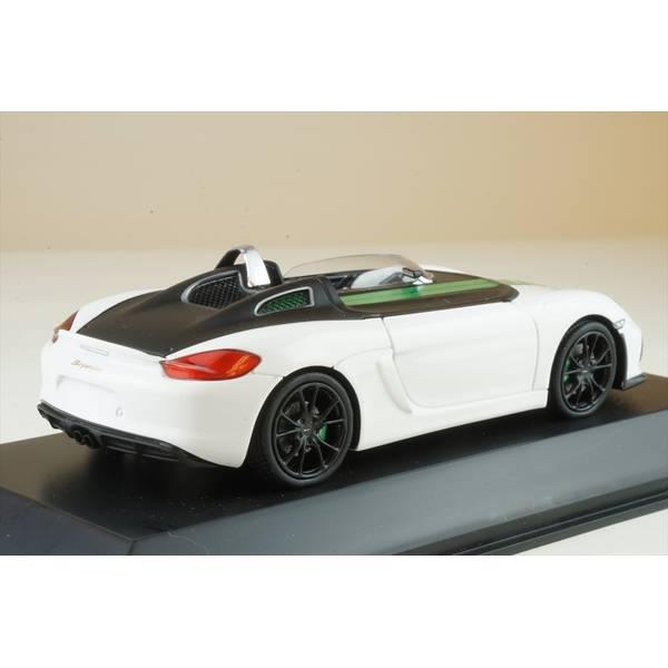 ディーラー別注 1/43 ポルシェ ボクスター ベルクスパイダー ホワイト